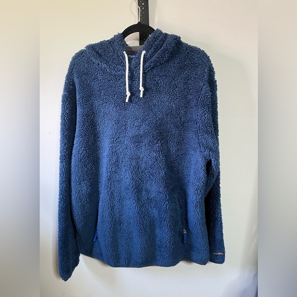Chubbies Blue Fuzzy Hoodie Sz XL - Picture 2 of 6